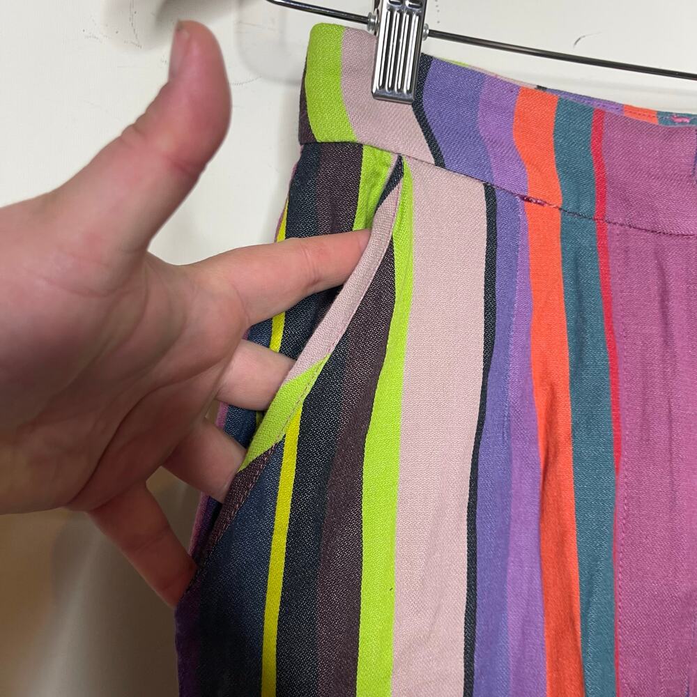 Mara Hoffman Multicolor Striped Wide-Leg Pants - Picture 5 of 8